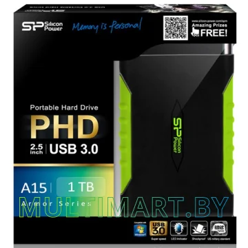 Внешний жесткий диск Silicon-Power Armor A15 1TB (SP010TBPHDA15S3K) картинка 3